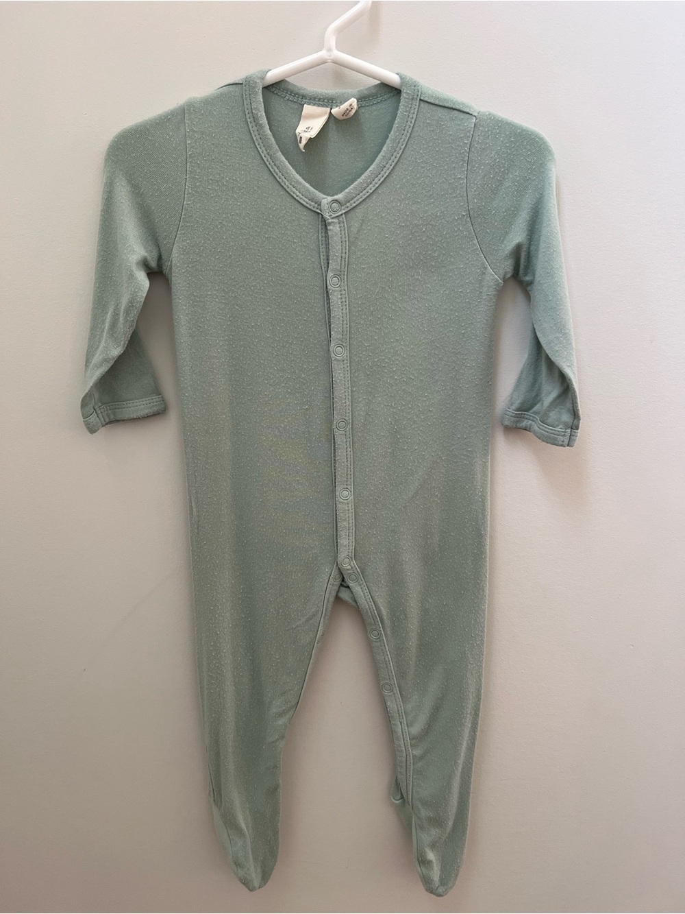 Kyte BABY Sage Green Footed One-Piece